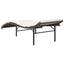 liggestole 2 stk. med hynder polyrattan brun