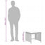 haveskamler 4 stk. med hynder 40x40x35 cm polyrattan brun