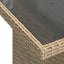 sofasæt til haven 6 dele med hynder polyrattan beige