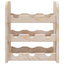 vinreol 33x25x37 cm massivt fyrretræ