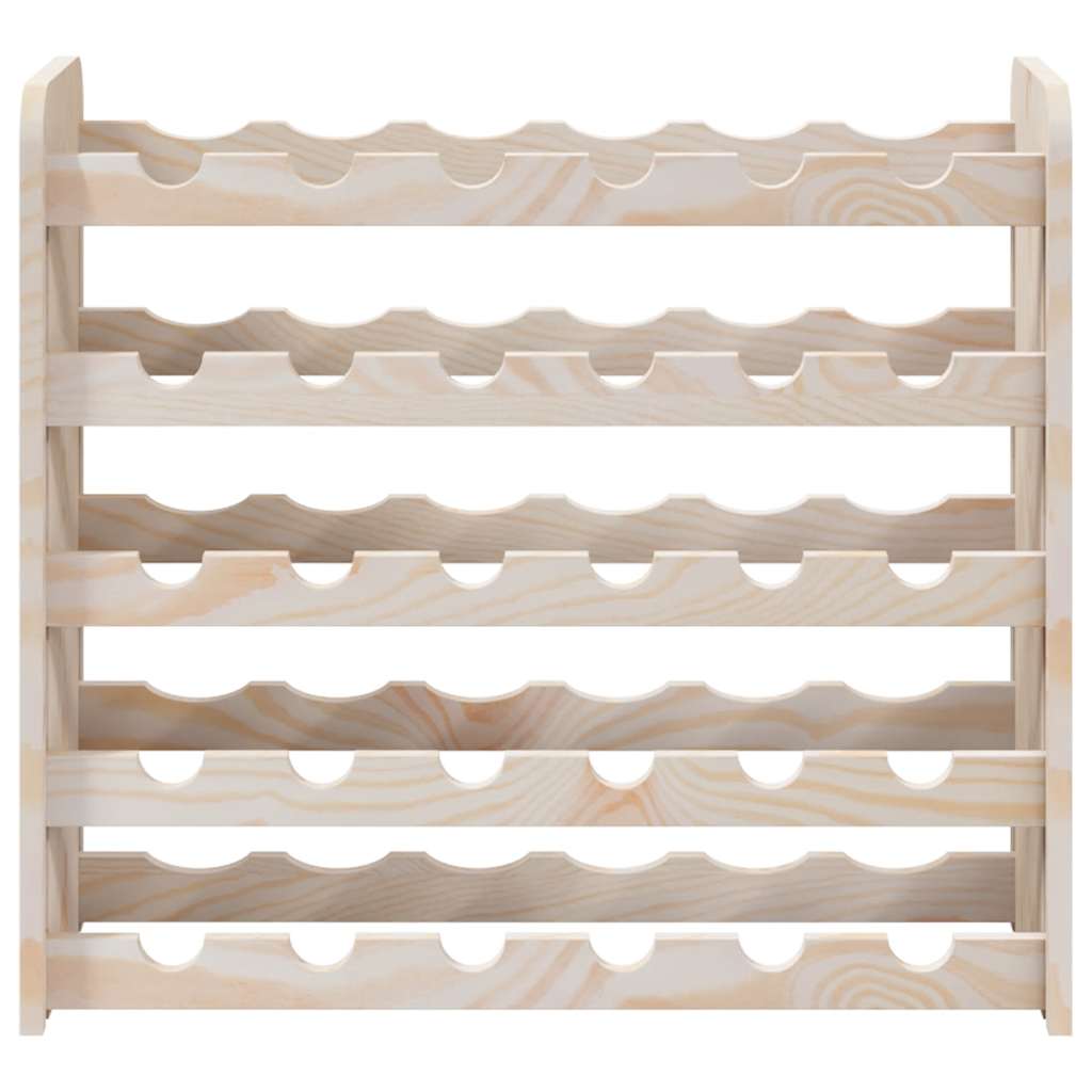 vinreol 67,5x25x60 cm massivt fyrretræ