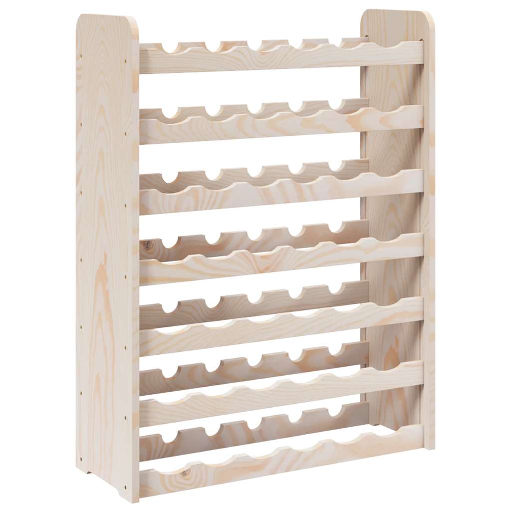 vinreol 67,5x25x87 cm massivt fyrretræ
