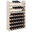 vinreol 72,5x25x11,5 cm massivt fyrretræ