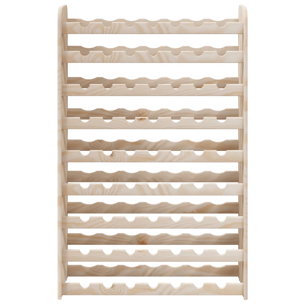 vinreol 72,5x25x11,5 cm massivt fyrretræ