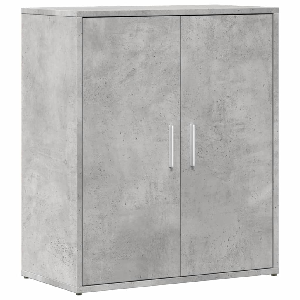 skænke 2 stk. 60x31x70 cm konstrueret træ betongrå