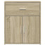 skænke 2 stk. 60x31x70 cm konstrueret træ sonoma-eg