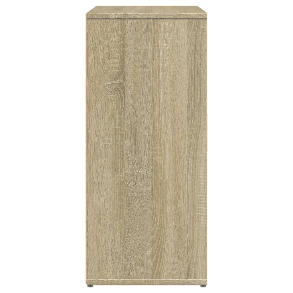 skænke 2 stk. 60x31x70 cm konstrueret træ sonoma-eg
