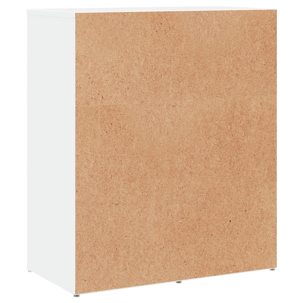 skænke 2 stk. 60x31x70 cm konstrueret træ hvid
