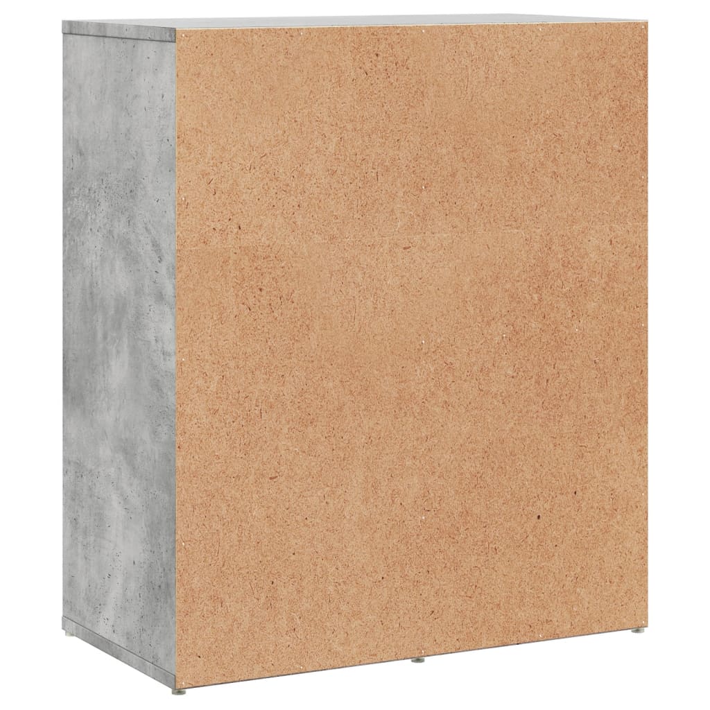 skænke 2 stk. 60x31x70 cm konstrueret træ betongrå
