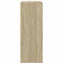 kommoder 2 stk. 60x31x84 cm konstrueret træ sonoma-eg