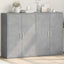 kommoder 2 stk. 60x31x84 cm konstrueret træ betongrå