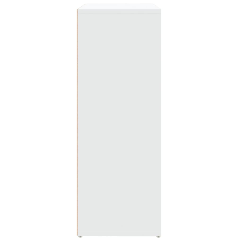 kommoder 2 stk.. 60x31x84 cm konstrueret træ hvid