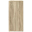 skænke 2 stk. 79x38x80 cm konstrueret træ sonoma-eg