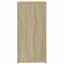 skænke 2 stk. 79x38x80 cm konstrueret træ sonoma-eg