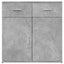 skænke 2 stk. 79x38x80 cm konstrueret træ betongrå