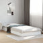 sengeramme 90x190 cm konstrueret træ hvid