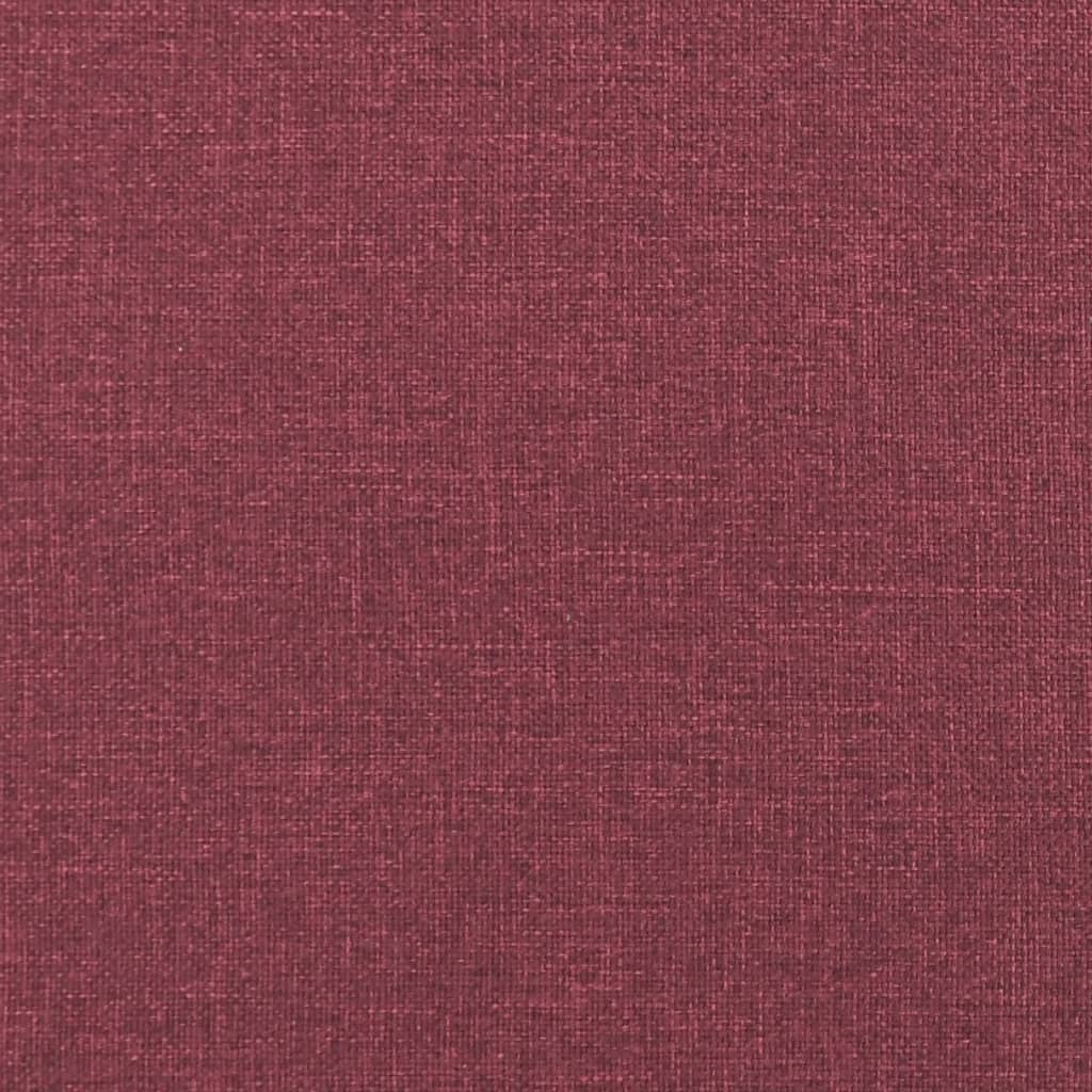 sofasæt 2 dele stof vinrød