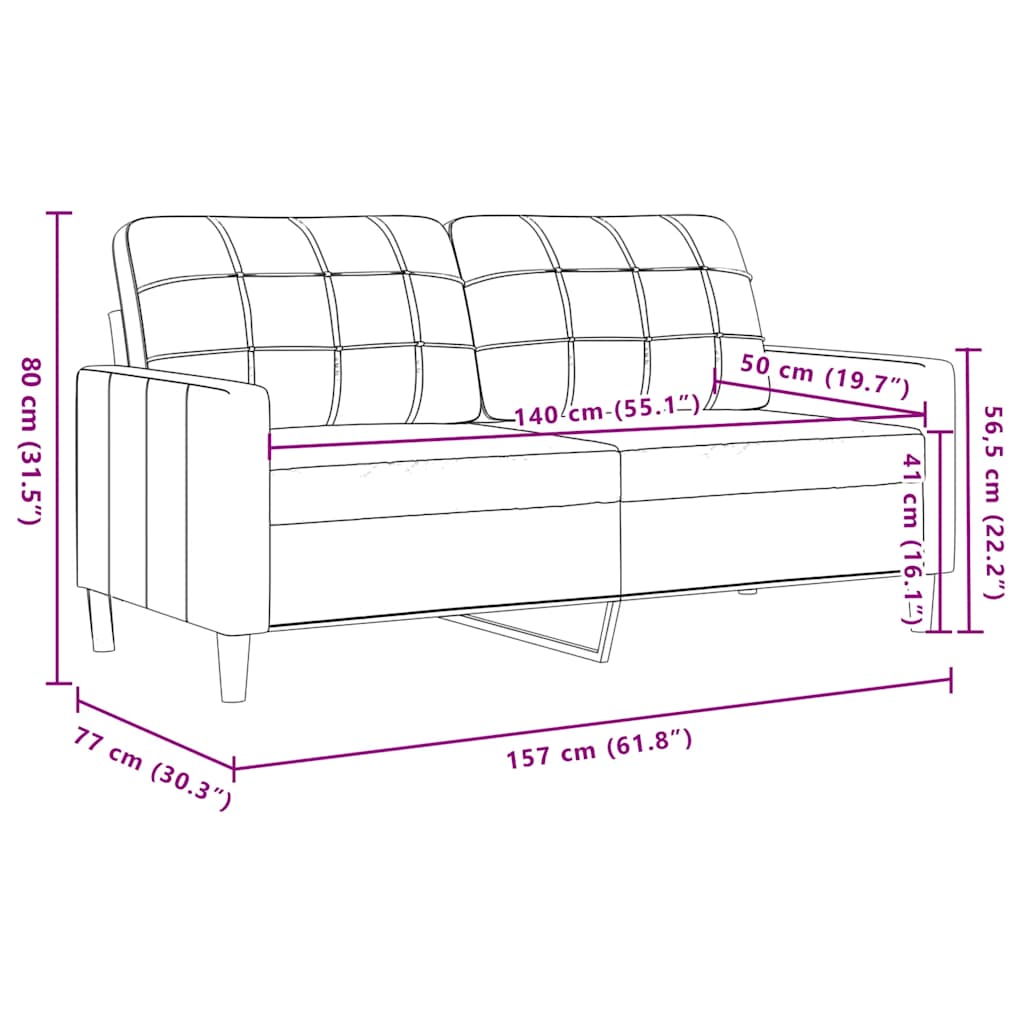 sofasæt 4 dele med hynder velour sort