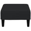 fodskammel 77x55x31 cm velour sort