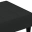 fodskammel 77x55x31 cm velour sort