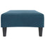 fodskammel 77x55x31 cm velour blå