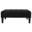 fodskammel 77x55x31 cm velour sort