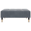 fodskammel 77x55x31 cm velour mørkegrå