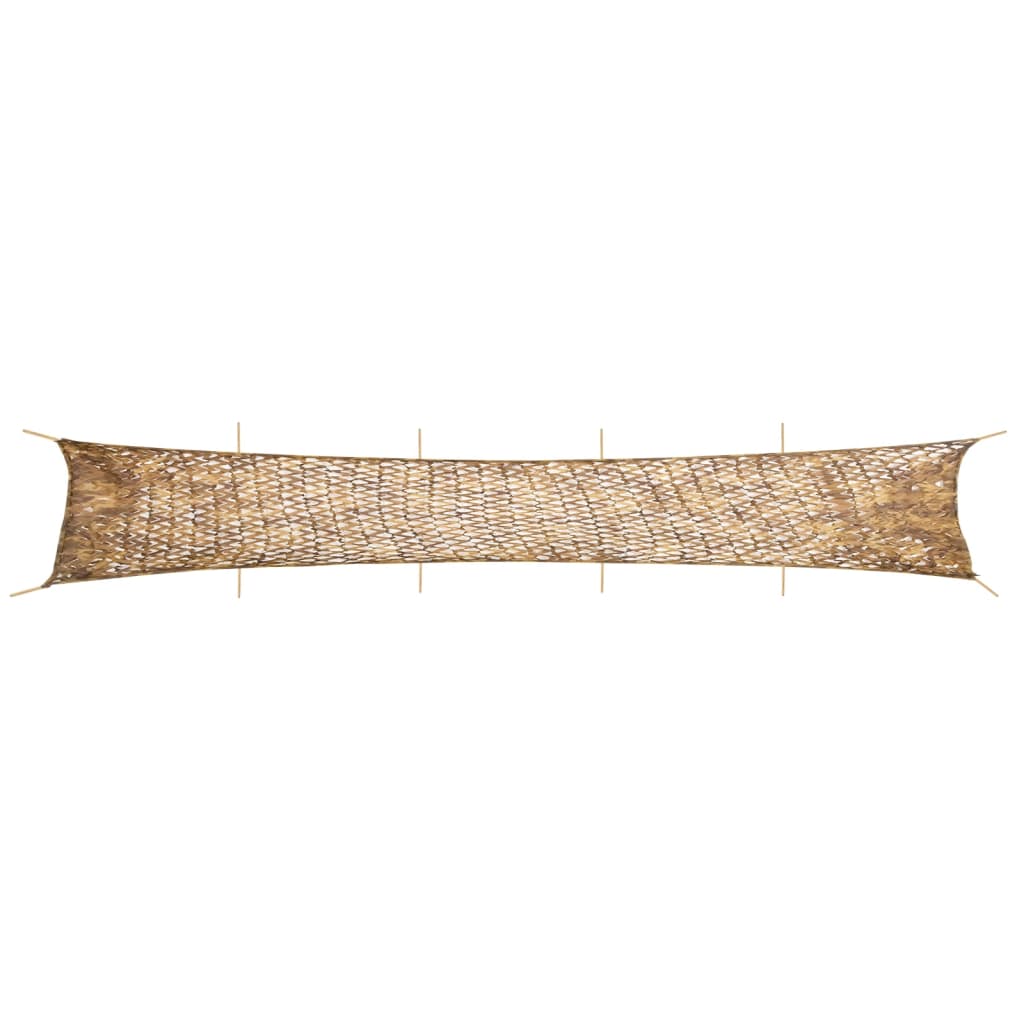 camouflagenet 844x142 cm med opbevaringspose sandfarvet billede