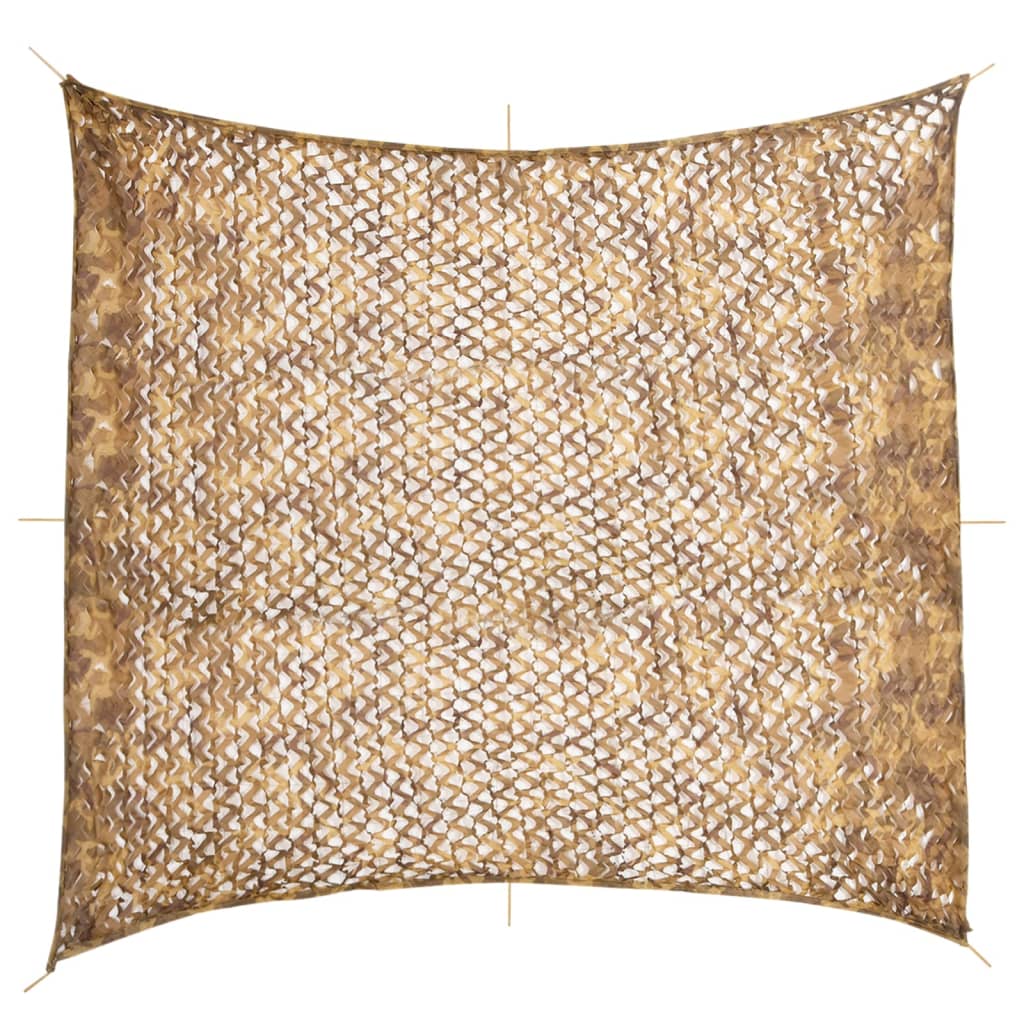 camouflagenet 416x402 cm med opbevaringspose sandfarvet