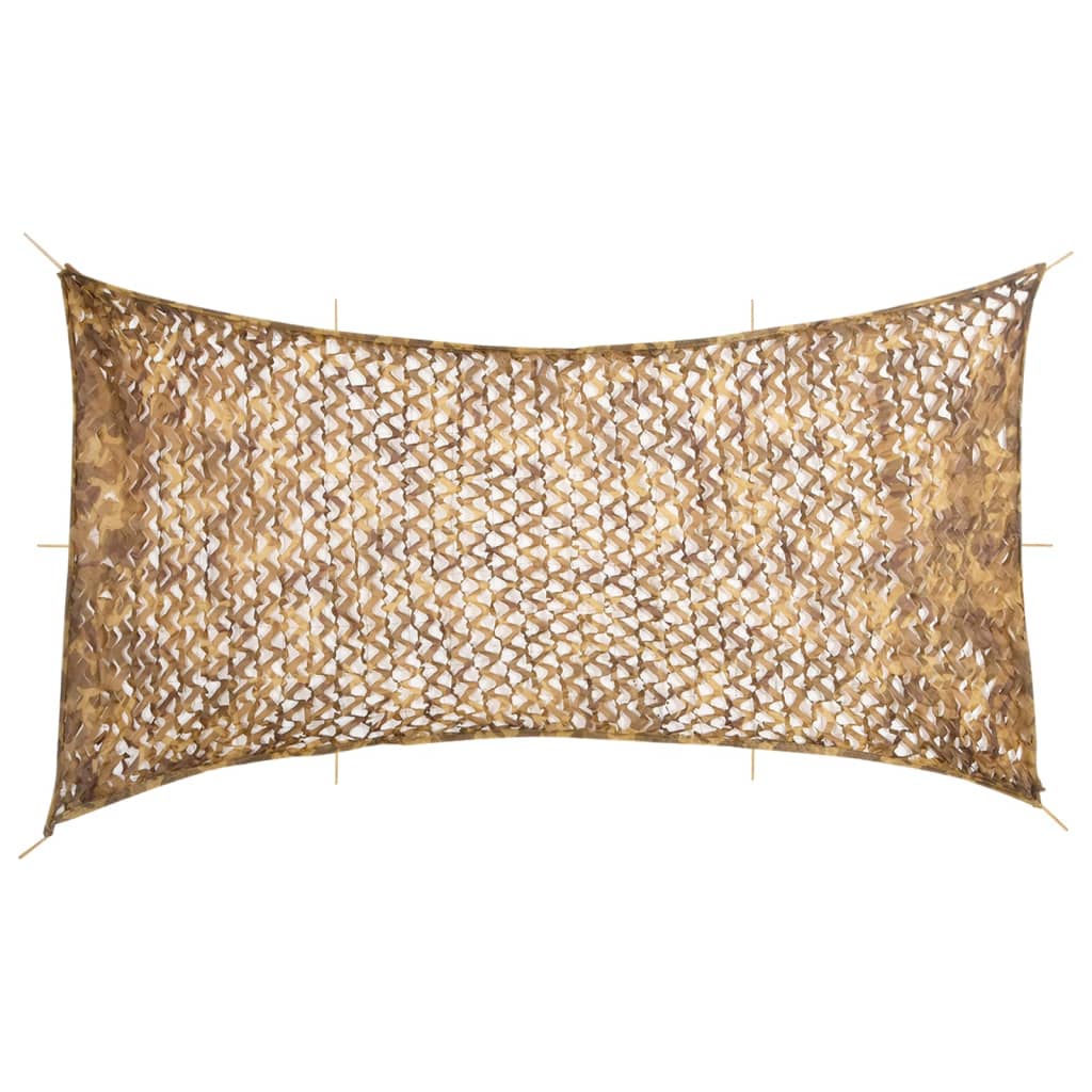 camouflagenet 708x423 cm med opbevaringspose sandfarvet billede