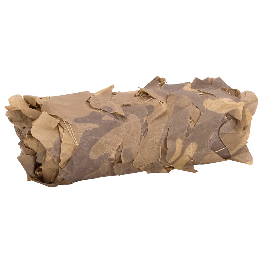 camouflagenet 618x512 cm med opbevaringspose sandfarvet