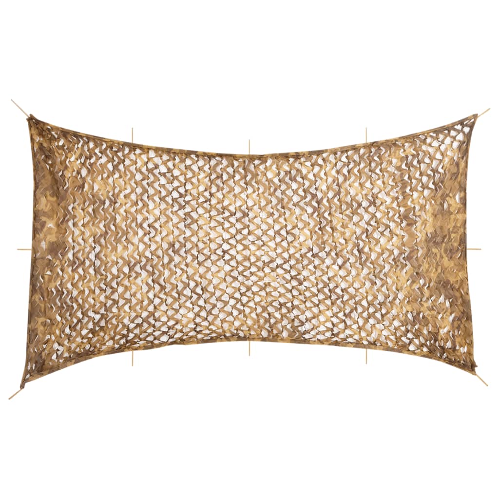 camouflagenet 816x520 cm med opbevaringspose sandfarvet