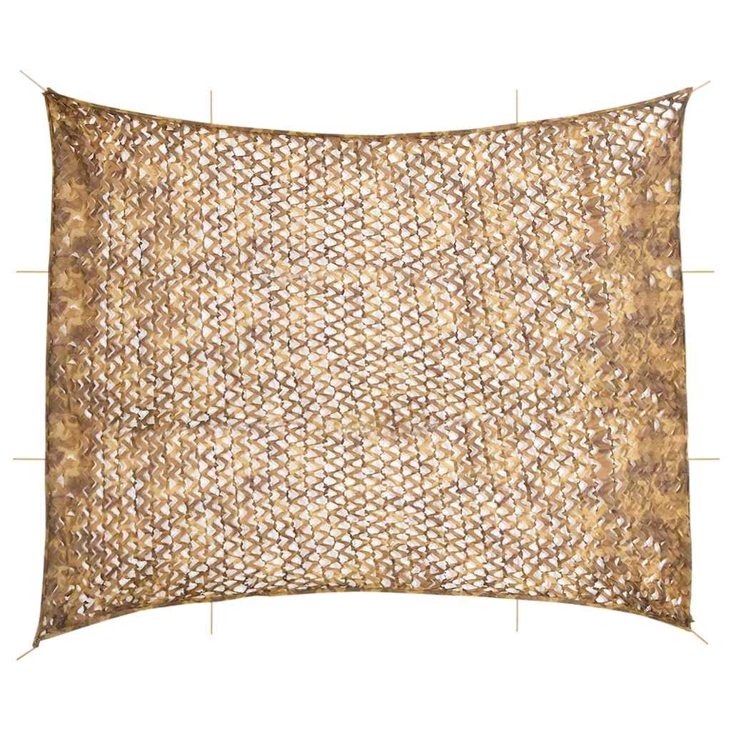 camouflagenet 729x602 cm med opbevaringspose sandfarvet billede