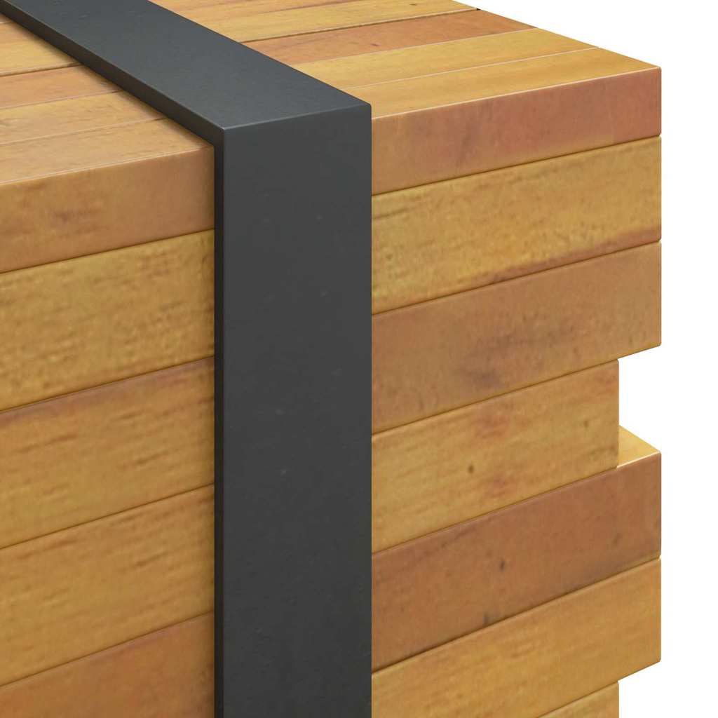 Sofabord Brun 60 x 60 x 38 cm Massiv Teaktræ