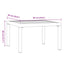 havebord 65x65x40 cm aluminium sort