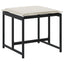haveskamler 4 stk. med hynder polyrattan sort