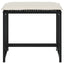 haveskamler 4 stk. med hynder polyrattan sort