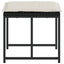 haveskamler 4 stk. med hynder polyrattan sort