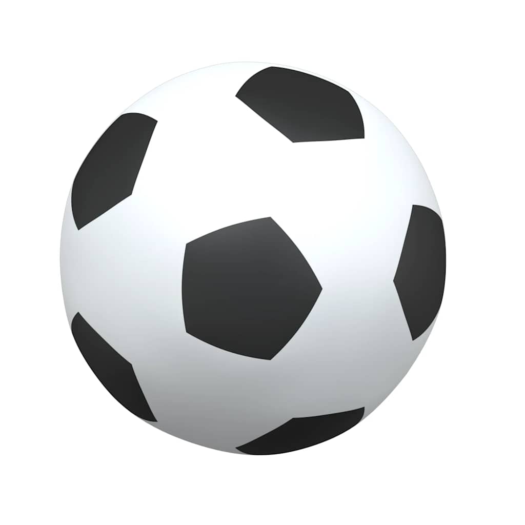 fodboldmål 2 stk. 64x35x48 cm med bold til børn metal hvid