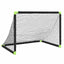 fodboldmål til børn 90x64x64 cm foldbart sort