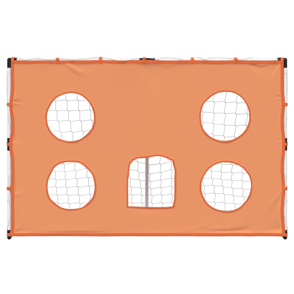 fodboldmål 182x62x118 cm med præcisionsdug og bold