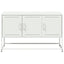 tv-bord 100,5x39x60,5 cm stål hvid