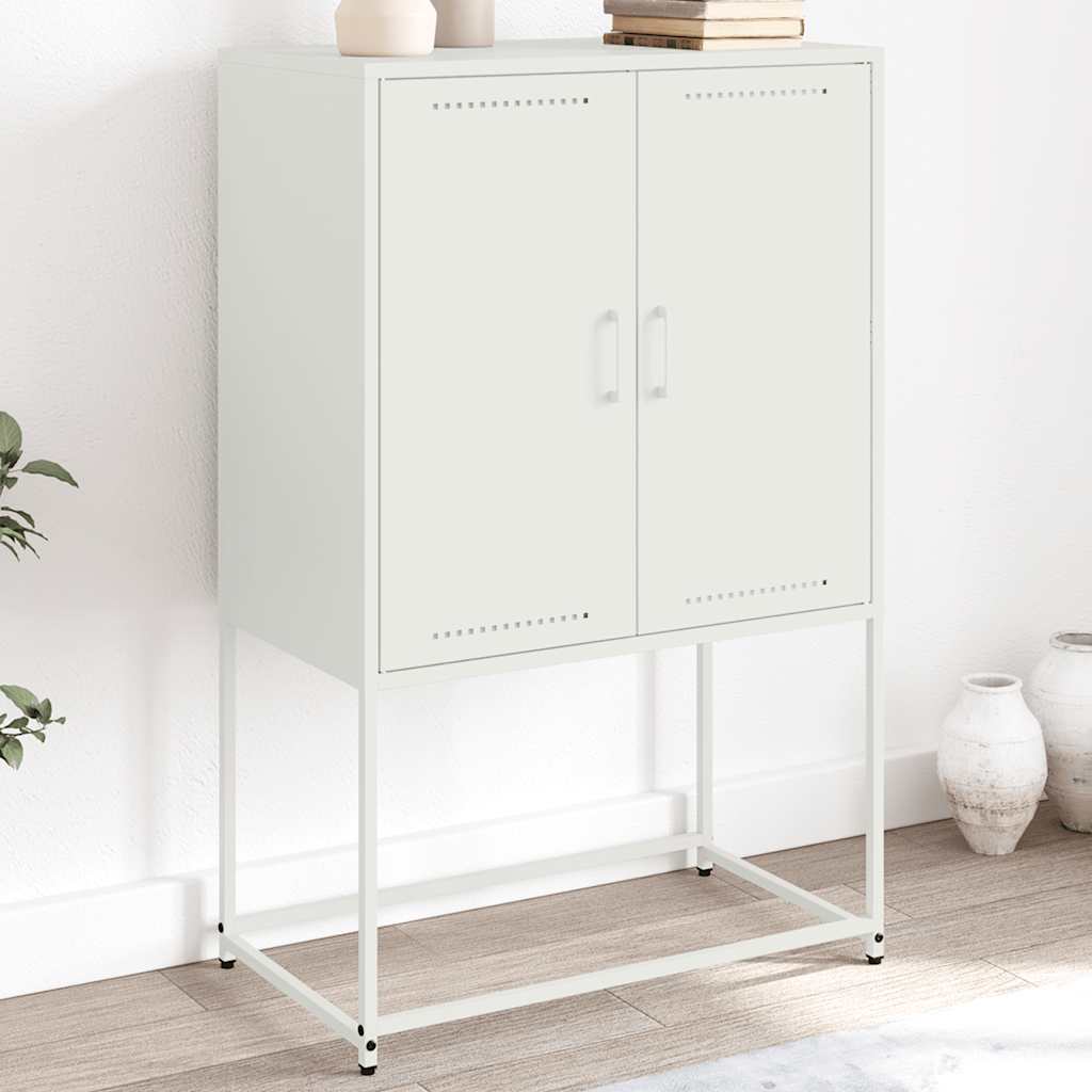 skab 68,5x38,5x107 cm stål hvid
