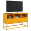 tv-bord 100,5x39x60,5 cm stål sennepsgul