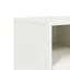 tv-bord 68x39x60,5 cm stål hvid