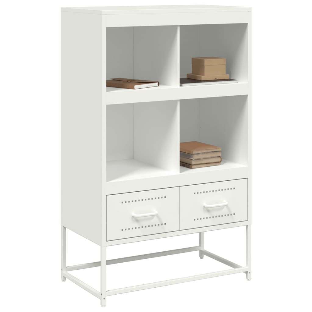 skab 68x39x111,5 cm stål hvid