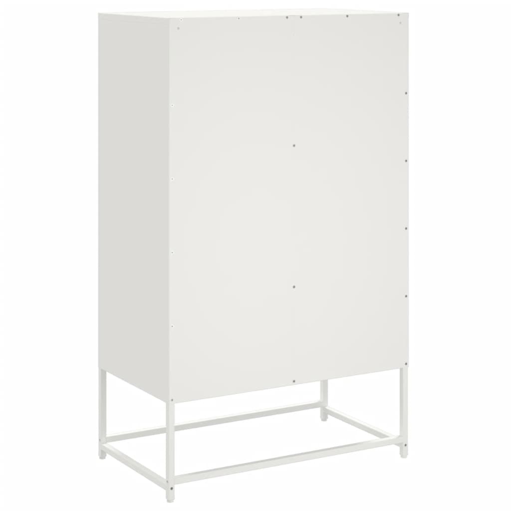 skab 68x39x111,5 cm stål hvid