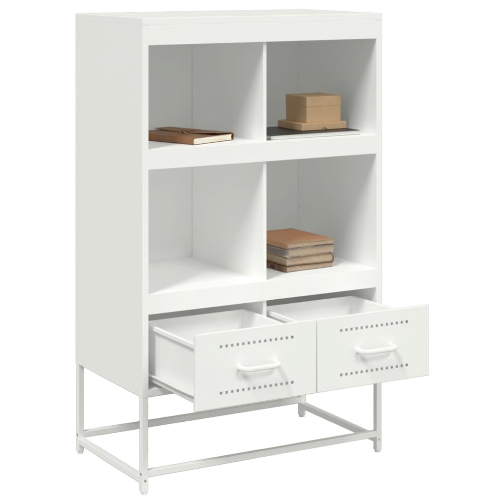 skab 68x39x111,5 cm stål hvid