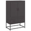 skab 68x39x111,5 cm stål sort