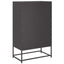 skab 68x39x111,5 cm stål sort
